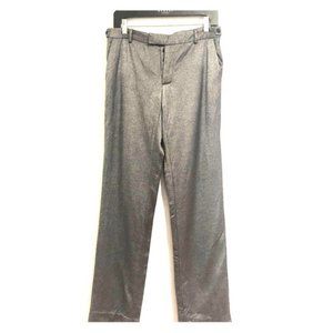 adampluseve adam lippes Button Fly Pants Silver Size 6 #380